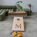 Monogram cornhole boards, Personalized cornhole boards with bags, Custom cornhole set, Outdoor cornhole board, Wedding cornhole boards wood