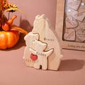 Personalised Single Mom and Kids Gifts, Wooden Bear Family Puzzle Family of 2-8, Gift for Great Single Mom, Single Mummy Christmas Gift