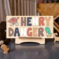 Personalized Birthday Gift for Kids, First Christmas Gifts, Unique New Baby Gift, Wooden Toy for Toddler, Baby Shower Gifts, Nursery Decor