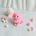 Mini cat squeezing toys, handmade squeezing cat flocking kitten toys, fun and cute super soft cat soft decompression toys, cute and lovely