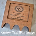 Custom Team Q Claw Holder, Tabletop Cue Stick Holder, Weighted Pool Cue Holder, Portable Billiard Rack, Gift for Pool Player, Billiards Gift