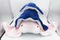 Stingray Plush Stuffed Animal Pillow Minky Soft Toy, Handmade Stuffie, Personalized Embroidered Cuddle Gift