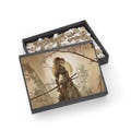 Puzzle, Japanese Elf Warrior Token 1000 Piece, MTG Magic Jigsaw Toy, Gift for Gamers, Brain Teaser Game, Interactive Family Activity, Mind