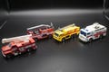 Set of Vintage Fire Department Toy Vehicles - Matchbox (1989)