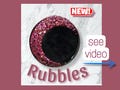 Rubbles | gorgeous hand painted glitter safety eyes, amigurumi, stuffy eyes, plushies eyes 35/30/25/20/18mm center/offset available