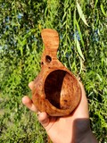 Handcarved Kuksa, Beech Burl Kuksa, Scandinavian Guksi, Personalizable Kuksa, Handmade Kuksa, Christmas Gift Idea, Gift for Him