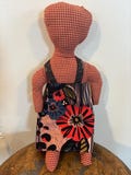 Folk Art Doll with Reversible Dress by Stephanie Barnes Studio/Barneche Design