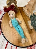 Handmade Crochet Bunny with Bow - Adorable Plush Toy, Crochet Bunny, Bunny Plushie, Plushies