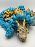 Flexi Dragons, 3D printed flexible dragons, Large and Medium Articulated Dragons WITH BONUS!