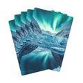 Alaska Cruise Glacier Poker Cards playing cards alaska cruise gift northern lights aurora borealis gift norther lights poker cards