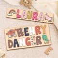 Baby Name Puzzle, 1st Christmas Gifts, Unique New Baby Gift, Wooden Toy for Toddler, Birthday Gift for Kids, Baby Shower Gift, Nursery Decor