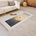 Yoga Mat, Abstract Yoga Mat, Zen Yoga Mat, Tree Ring Style Yoga Mat, Workout Accesory, Organic Zen Meditation Mat, Relaxation Mat