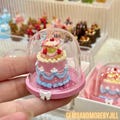 Cute cherry double layer cake ~ Cute little cake ~ Mini food ~ Mini dessert ~ 1/12 scale ~ Mini doll house restaurant ~ Mini doll house