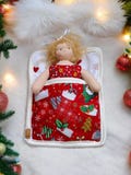 20 cm Waldorf Doll, Organic Baby, Soft Doll, Sleeping Doll, Perfect Christmas Gift, Ready Product, Shipped in a Stylish Box