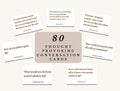 Thought-Provoking Conversation Cards – 80 Prompts to Spark Deeper Connections, Meaningful Talks, and Memorable Moments with Loved Ones