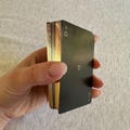 Playing Cards - Matte Black - Gold Lettering - Gold Gilding - Traditional Poker Size - Modern Design