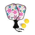 Colorful Pickleball Paddle Set - Fun Floral Design, Sporty Gift for Players, Outdoor Activity, Fitness Fun, Summer Game