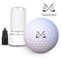 Custom Logo Design Golf Ball Stamp, 0.47 inch Personalized Golf Ball Stamp w Waterproof Permanent Ink Boxset, Golf Ball Marker, Golfer Gift
