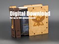 Book Shaped Deck Box - MTG - Disney Lorcana - Digital Download - SVG PDF - accessories - fitts up to 100 cards with sleeves