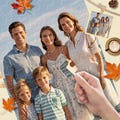 Custom Puzzle From Family Photo With 35 - 1000 Pieces - A Gift for Parents And Children - Creative Anniversary Gift in The Form of A Puzzle