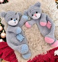 Bear Crochet pattern Pdf , Bear lovey pattern for kids Amigurumi bear cuddle toy pattern