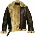 Men's RAF Aviator Real Leather Jacket Coat Bomber B3 Sheep Skin Pilot Flying| LEATHER JACKET | High Quality Leather