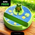 Cute Kawaii Frog Phone Holder 3D Printing STL File Print in Place Multicolor Bambulab Animal Stand Decoration Cute Figure Mobile Desk Mascot