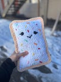 Crocheted Pop Tart Toaster Strudel Handmade Amigurumi