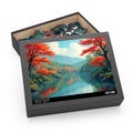 Autumn leaves reflected on the lakesidePuzzle - 120, 252, 500-Piece