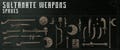 Trench Crusade Compatible - Sultanate Weapons Sprues