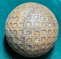 Antique Spalding Kro-Flite Square Mesh Circa 1920 Rare Golf Ball