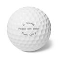 If Found, Please Aim Better Than [Name] Personalized Golf Balls, Valentine's gift, Golf Gifts for Men, Funny Gift for Man, Golfer Gift