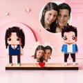 Custom Brick Figures & Block Photo Puzzles, Personalised Figurines, Fully Customised Brick Figures, Personalised Brick Figures for Couples