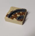 NEW DESIGN • 1x1 Track pieces curved • Mines series of Dungeon Tiles • 3D printed modular Terrain with Magnetic Bases • Tabletop RPG