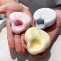 Voice-activated decompression manual ball for stress relief