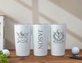 20oz Insulated Dimpled Golf Tumbler, Engraved Golf Tumbler, Personalized Golf Tumbler, Custom Gift for Golf Lover, Custom Golf Travel Mug