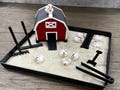 Chicken Zen Garden - Desk Accessory Sand Box - Sand Garden - Funny Novelty Gift - Fidget Stress Relief, desk toy, handmade toy, toy game