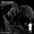 Young Black Dragon – 3D Printed Dragon, Terrifying Resin Miniature, Tabletop RPG Boss Monster, Dungeons & Dragons Setpiece