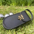 Leather Petanque Ball Pouch