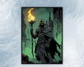 MTG Card Sleeves: Necromancer, High-Quality Sleeves, Perfect for All TCGs,MTG Accessories,Foil/Holo Finish