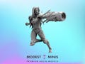Omega Bot - 40mm  Miniature | DnD Mini | Superhero | Trident