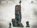 The Word of God - Trench Crusade Terrain, painted altar, battle-ready, wargaming terrain, scenery for dystopian RPG and war games, Wh40k