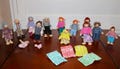 Wooden Dollhouse Family Doll Figures!  Choose from Grandparents, Parents, Children, Babies!  - Will Combine Shipping