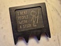 Custom Q Claw Holder, Cue Stick Holder, Weighted Pool Cue Holder, Portable Billiard Rack, Gift for Pool Players, Billiard Gift, Tabletop Cue