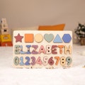 Personalized Baby Shower Gift | New Baby Gift | Wooden Toys | Toddler Gifts | Christmas Gifts for Kids | First Birthday Gift, NP50