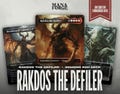 Rakdos, the Defiler Commander Deck – 100 Card Custom Art MTG EDH Proxy Deck with Bonus Tokens