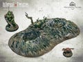 Wounded Hill - Trench Crusade Terrain, painted crater, battle-ready, wargaming terrain, scenery for dystopian RPG and war games