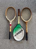 Vintage tennis racket set - 3 rackets and a zippered cover
