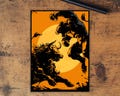 Mtg Card Sleeves: The Bull and the Lion Top Quality Sleeves, Suitable for all tcgs High Quality Foil/Holo