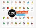 First Words Flashcard Set for Kids, Toddler Flash Cards, Homeschool Montessori Materials